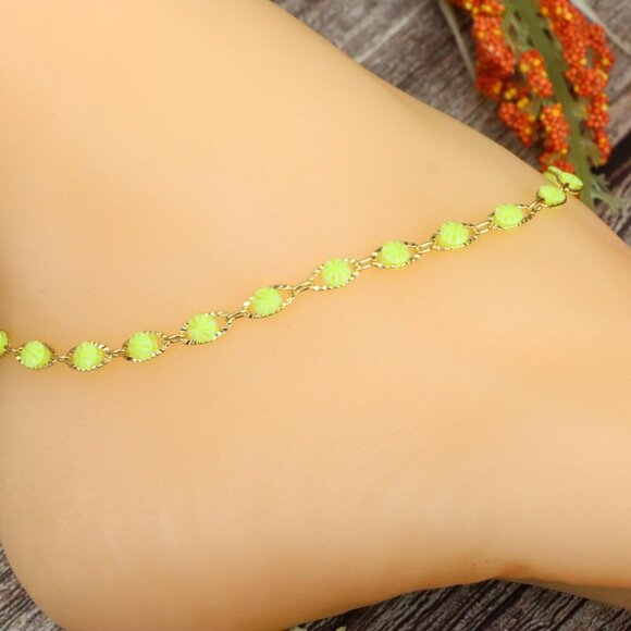 "Elegant Handmade Anklet – Delicate Jewelry for Women, MAR091271 - Picture 2 of 10